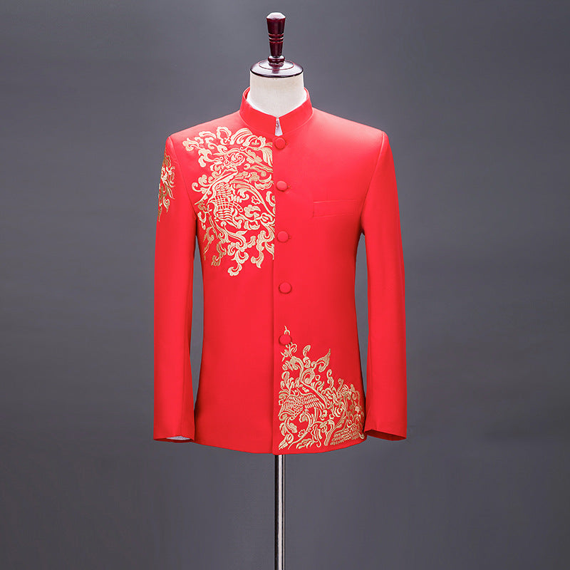 Zhongshan Suit Men's National Style Host Suit