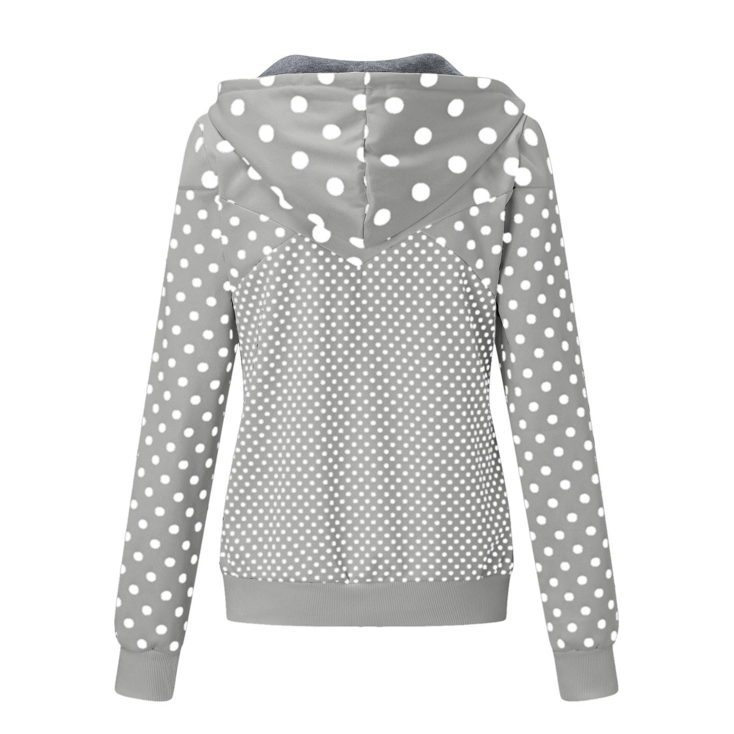 Women's Casual Polka Dot Top Coat