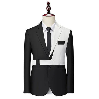 High Quality Business Suit Tailored Suit Coat Men's Simple Loose Casual