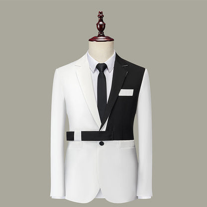 High Quality Business Suit Tailored Suit Coat Men's Simple Loose Casual