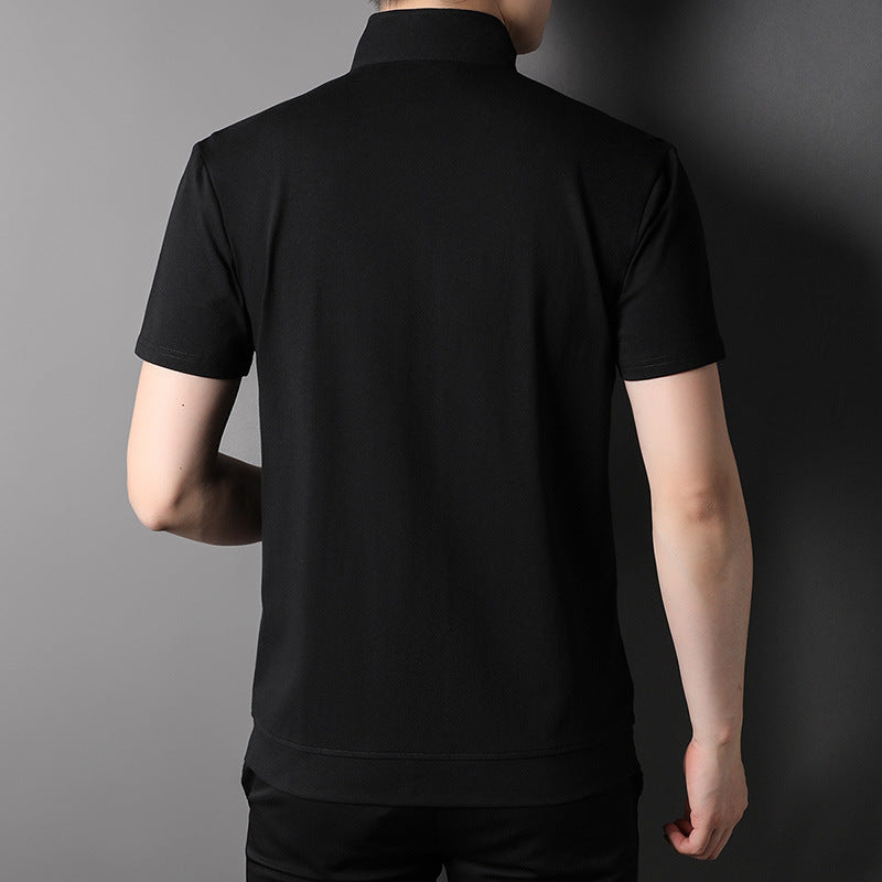 Fashion Short Sleeve T-shirt Men's Straight