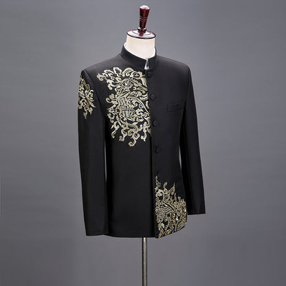 Zhongshan Suit Men's National Style Host Suit