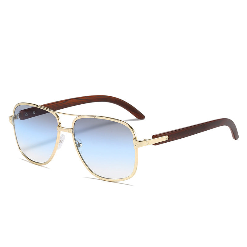 Retro Square Frame Sunglasses Pilot