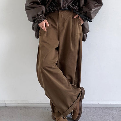 Leisure Versatile Style Loose Casual Pants