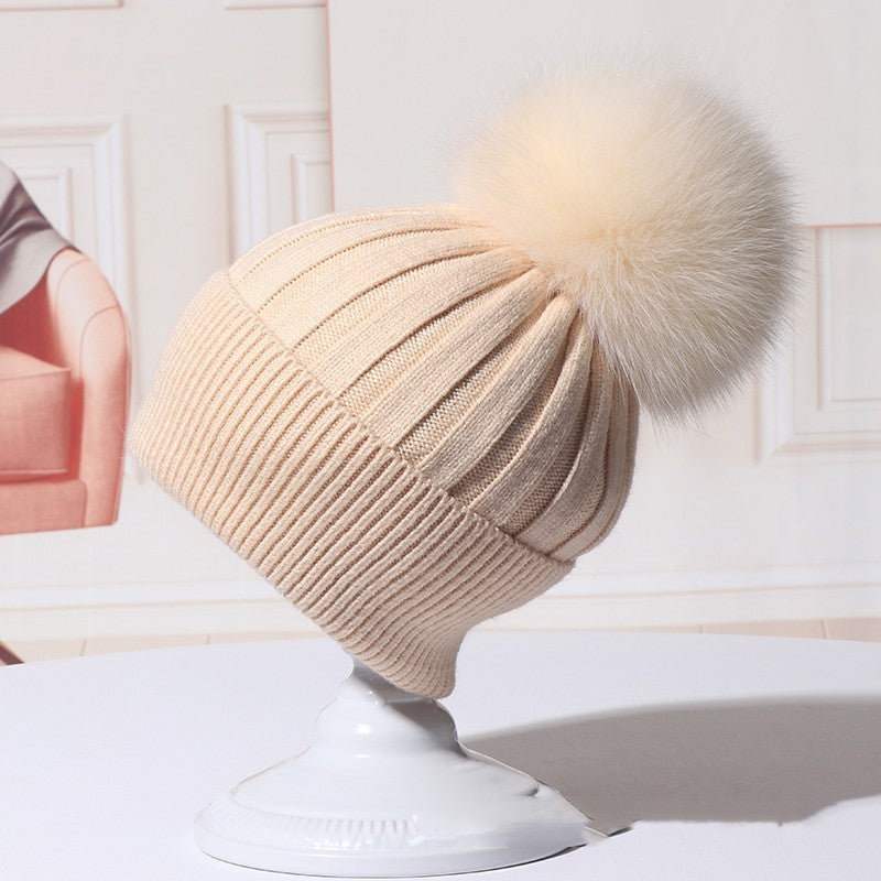 Women's Autumn Winter Woolen Cap Korean Style