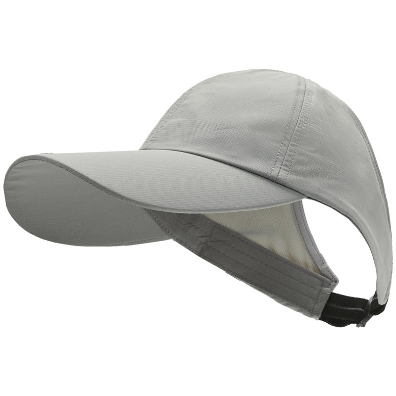 Summer Quick-drying Sunscreen Soft Top Topless Hat