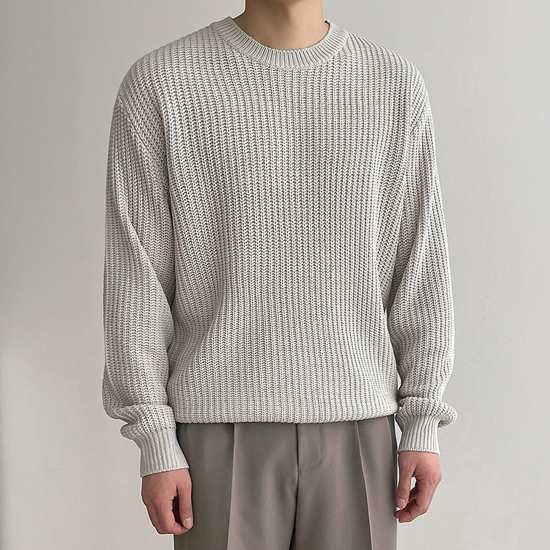 Pullover Crew Neck Casual Warm Sweater