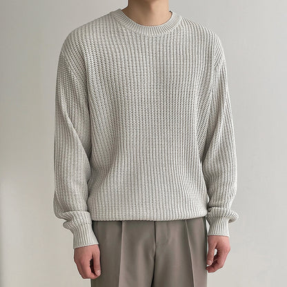 Pullover Crew Neck Casual Warm Sweater