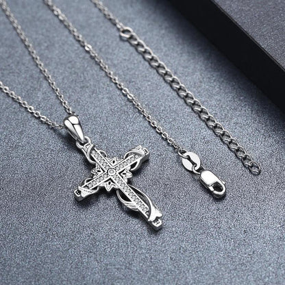 925 Sterling Silver for Women Cross Pendant Cross Jewelry Cross Necklace