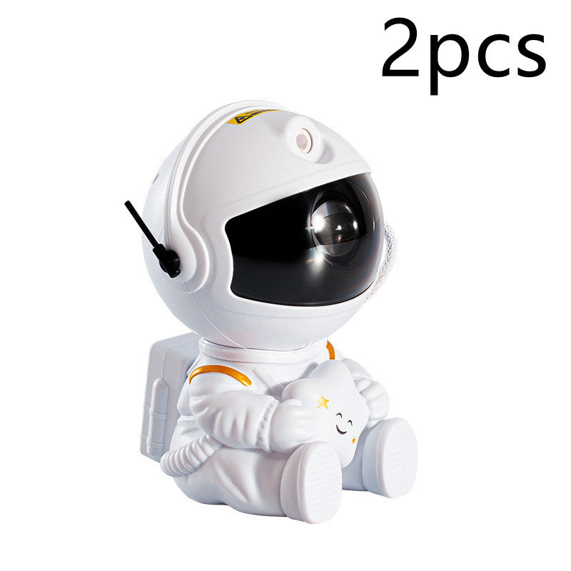 Mini Version Of Astronaut Star Projection Lamp Creative Gift Atmosphere Decorative Lamp Colorful Flowing Starry Night Light