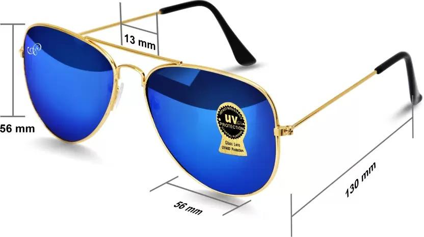 UV Protection Aviator Sunglasses