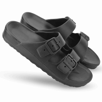 Monex Stylist Black Slider For Men