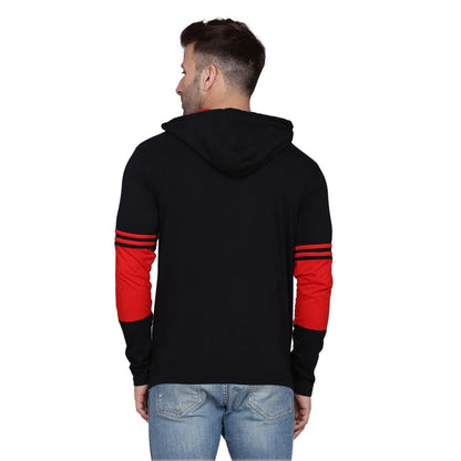 Denzolee Colorblocked Men's Hooded T-Shirt