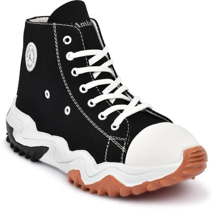 Comfortable Part wear High Tops For Men  (Black)