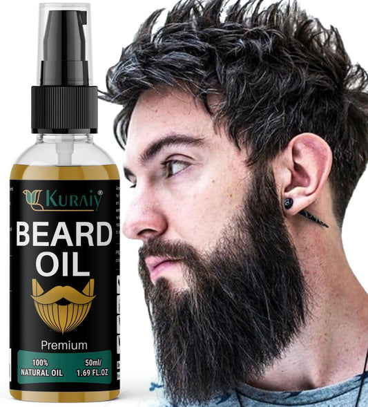 Beard Growth Oil   50ml - More Beard Growth 8 Natural Oils Including Jojoba Oil Vitamin E Nourishment & Strengthening, No Harmful Chemicals Hair Oil (50 Ml)