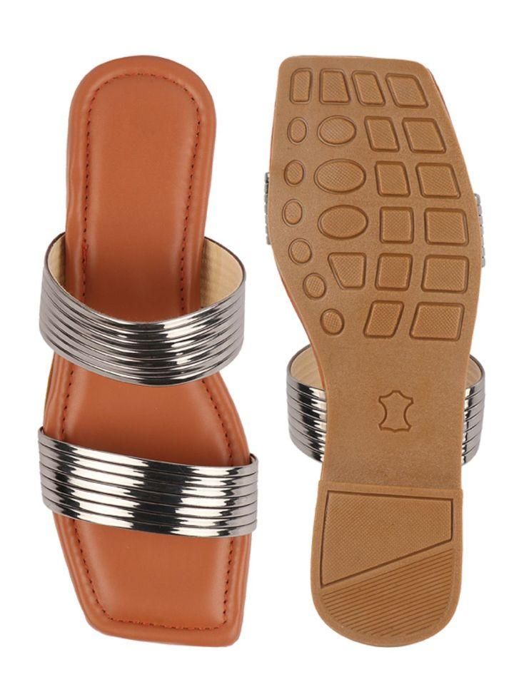 Fashionable Ethnic Flat Sandal For Women's