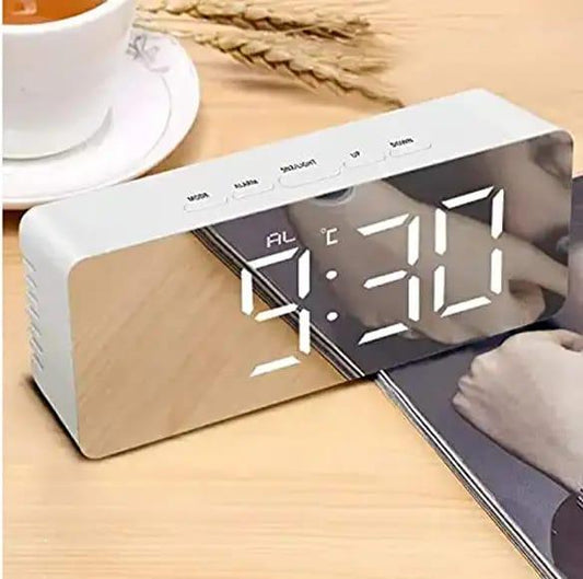 Digital Smart Back Light Table Mirror Alarm Clock