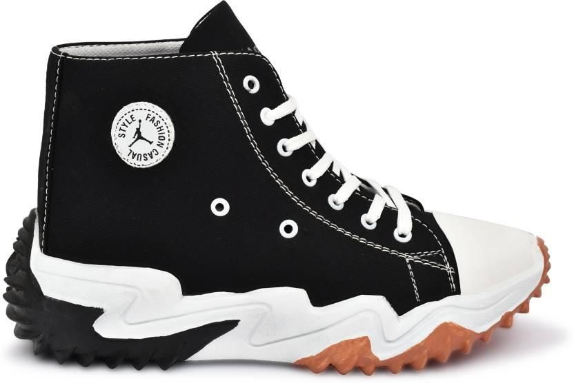 Comfortable Part wear High Tops For Men  (Black)