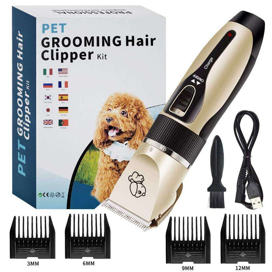 Factory Rechargeable Dog Grooming Clippers Professional Cat Pet Hair Cleaning Grooming Trimmer Kit