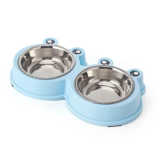 Manufacture wholesale 2022 hot sale modern double wall stainless steel feeding food water pet Dog bowl