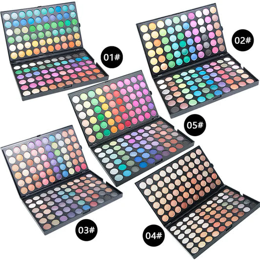 Hot Selling 120 Make Up Earth Color Matte Pearlescent Makeup Eyeshadow Palette Professional Private Logo wholesale eyeshadow